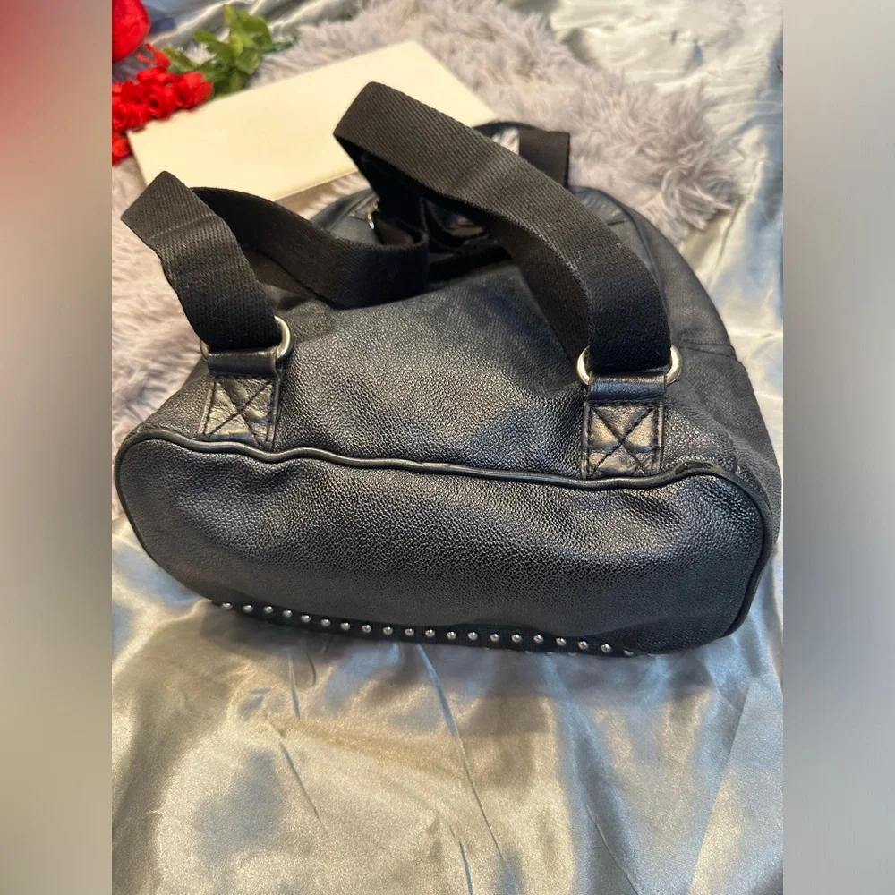 🌹Vintage Michael Kors • Black Studded Mini Backpack